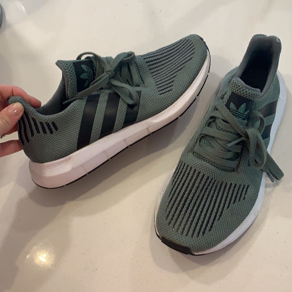 Green & Black Sneakers | Adidas